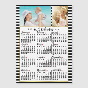 Carte Magnétique Calendrier 2019 (Voir la description pour la nouve