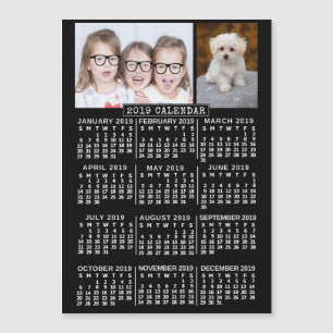 Carte Magnétique Calendrier 2019 (Voir la description pour la nouve