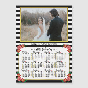 Carte Magnétique Calendrier 2021 (Voir la description pour la nouve