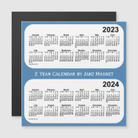Calendrier 2023-2024 Steel Blue 2 Year par Janz