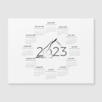 Calendrier 2023 pour instructeur Pilates