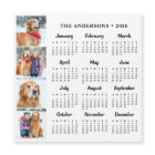 Calendrier 2025 Personnalisé Pet Chien de famille 