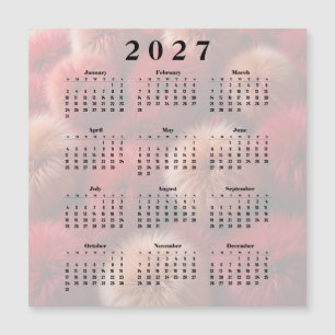 Carte Magnétique Calendrier 2027 Boules Douces