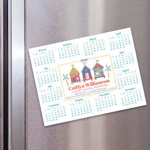 Carte Magnétique Calendrier de l'agent immobilier 2026 Maison de pl