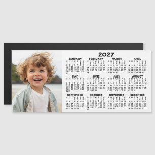 Carte Magnétique Calendrier Magnétique avec Collage de Photos