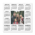 Calendrier magnétique carré 2027 avec photo