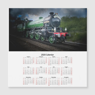 Carte Magnétique Calendrier magnétique du train à vapeur Royal Wind
