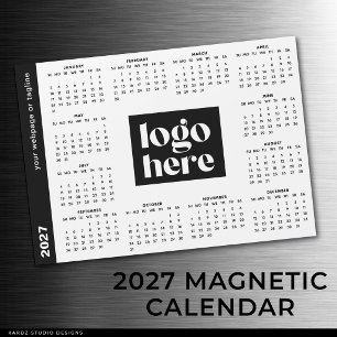Carte Magnétique Calendrier Magnétique Logo d'Entreprise Année Comp