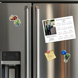 Carte Magnétique Calendrier photo magnétique de l'entreprise 2025 -