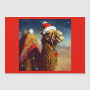 Carte Magnétique Camel de Noël 3