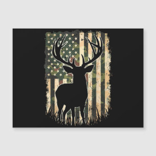 Carte Magnétique Camo US Drapeau Chasse aux Cerfs Chasse au Camofla