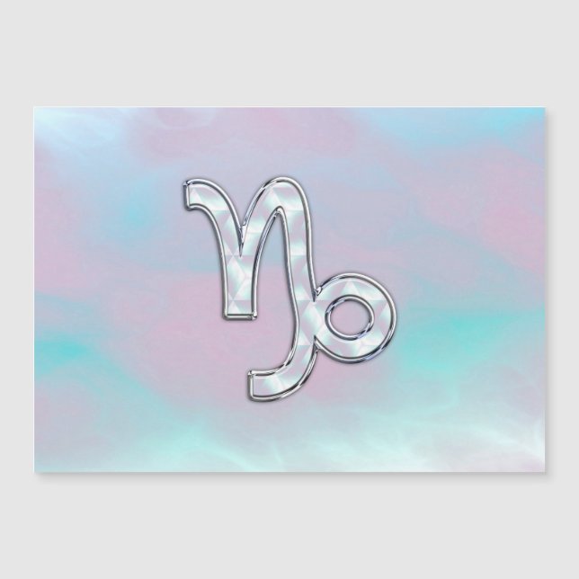 Carte Magnétique Capricorne Connexion Mère style Pearl Nacre (Devant)