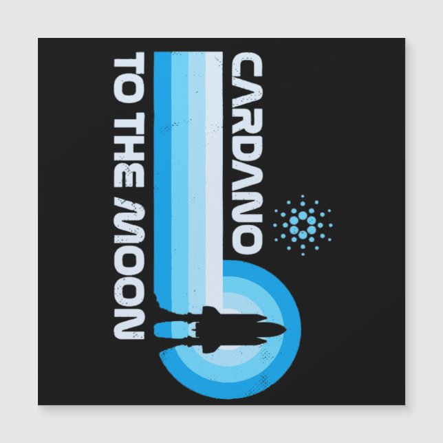 CARTE MAGNÉTIQUE CARDANO-SUR LA LUNE (Devant)