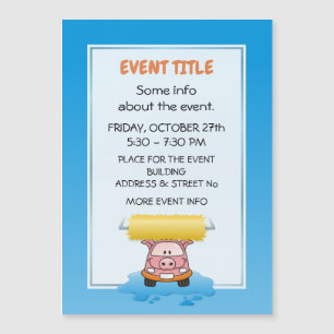 Carte Magnétique Cartographie de porc lavé