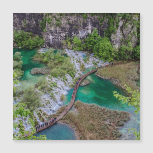 Carte Magnétique Cascade de cascade du parc des lacs Plitvice