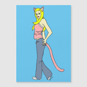 carte magnétique catgirl