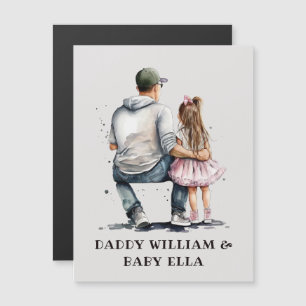 Carte Magnétique Caution père et fille noire (12)