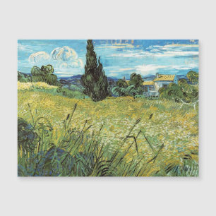 Carte Magnétique Champ de blé vert Vincent van Gogh