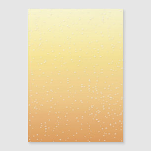 Carte Magnétique Champagne avec de minuscules bulles