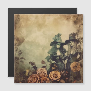 Carte Magnétique Chariot Halloween vintage (7)