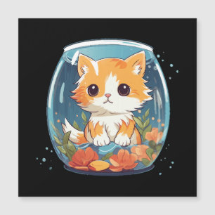 Carte Magnétique Chat coupable