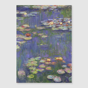 Carte Magnétique Chefs-d'œuvre de Nymphéas de Monet