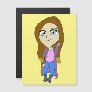 Carte Magnétique Chibi