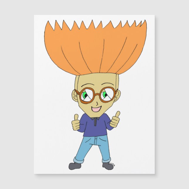 Carte Magnétique chibi (Devant)