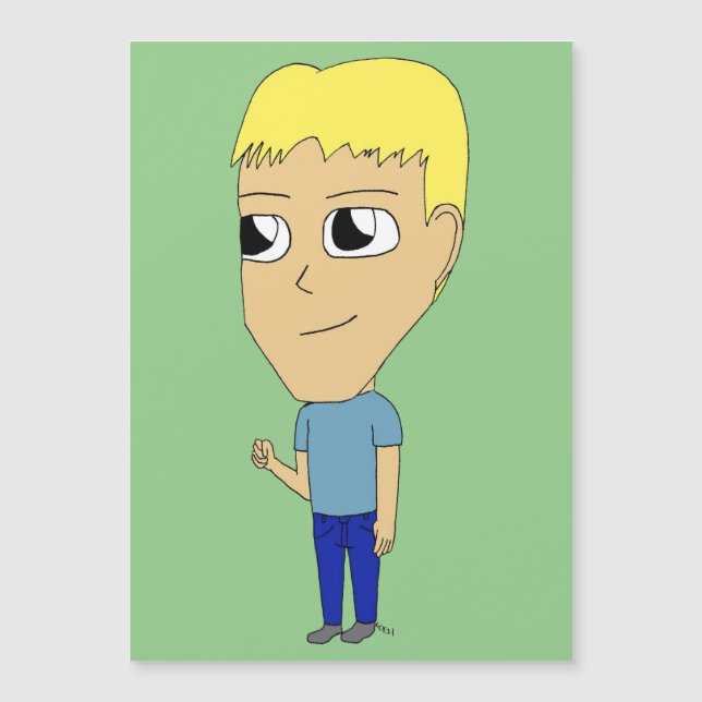 Carte Magnétique chibi (Devant)