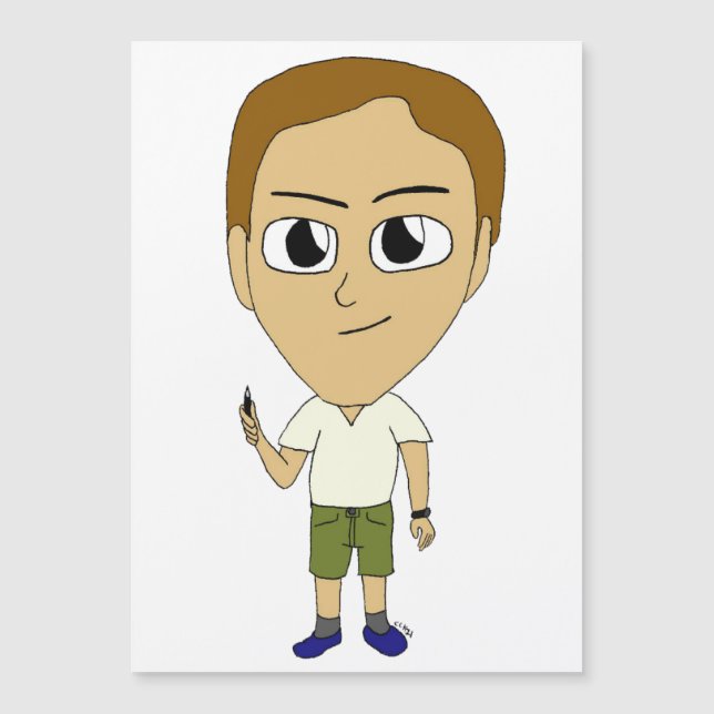 Carte Magnétique chibi (Devant)