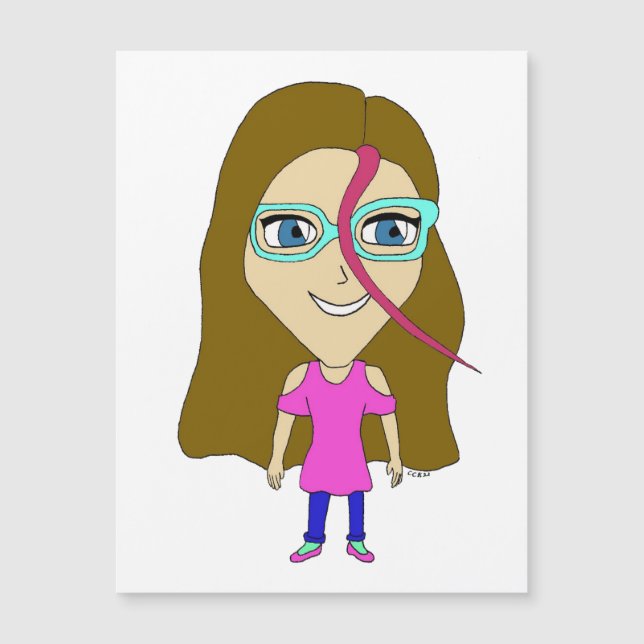 Carte Magnétique chibi (Devant)