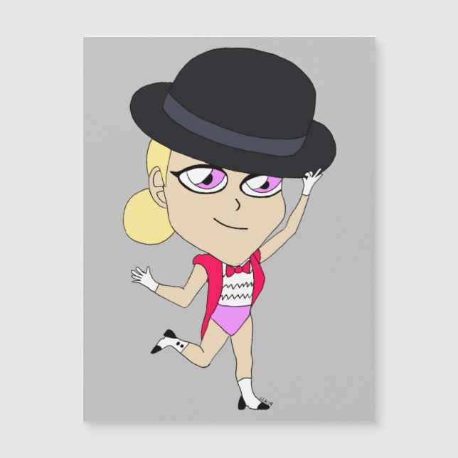 Carte Magnétique chibi (Devant)