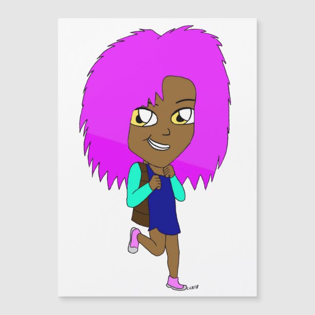 Carte Magnétique chibi (Devant)