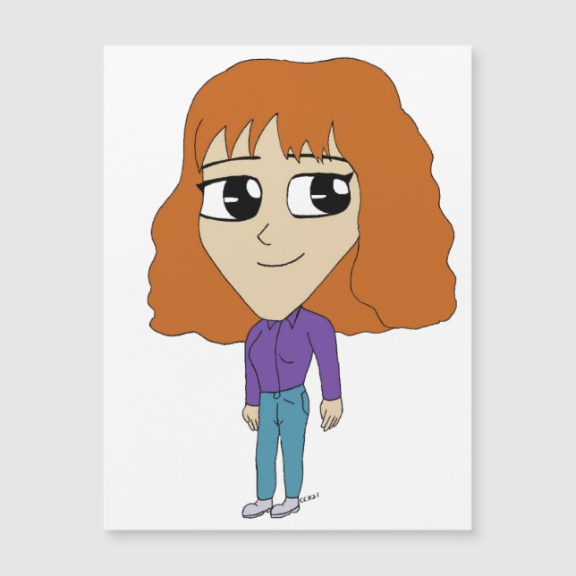 Carte Magnétique chibi (Devant)