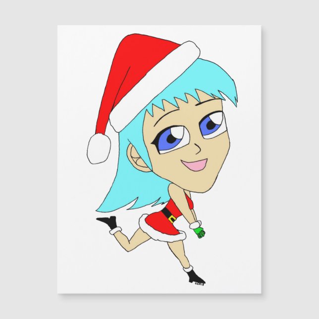 Carte Magnétique chibi (Devant)