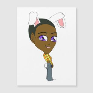Carte Magnétique chibi bunnygirl