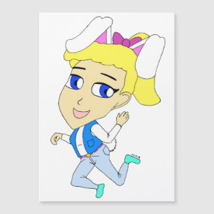 Carte Magnétique chibi bunnygirl