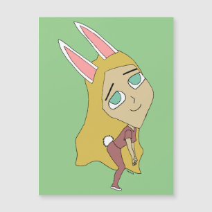 Carte Magnétique chibi bunnygirl