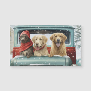Carte Magnétique Chiots de vacances