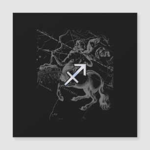 Carte Magnétique Chrome Comme Sagittarius Connexion Hevelius Noir