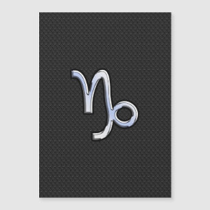 Carte Magnétique Chrome moderne comme Capricorne Se connecter style