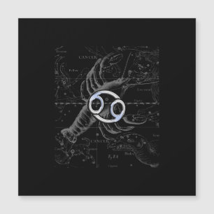 Carte Magnétique Chrome style Cancer Zodiac Sign on Hevelius 1690