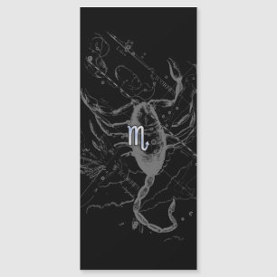 Carte Magnétique Chrome Style Scorpio Zodiac Connexion Hevelius