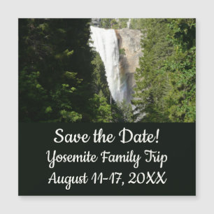 Carte Magnétique Chutes vernales II dans le parc national Yosemite