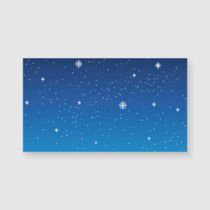 Carte Magnétique Ciel nocturne étoilé bleu profond