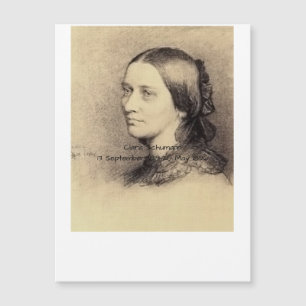 Carte Magnétique Clara Schumann