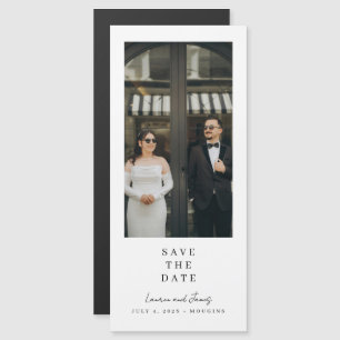 Carte Magnétique Classique Moderne Magnétique Mariage Enregistrer L