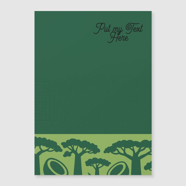 Carte Magnétique Coco Baobab Générique (Devant)