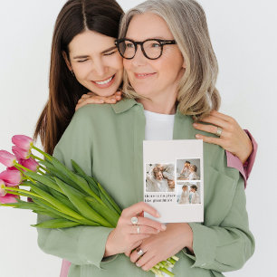 Carte Magnétique Collage Photo & Citation Meilleur Cadeau pour Mémé