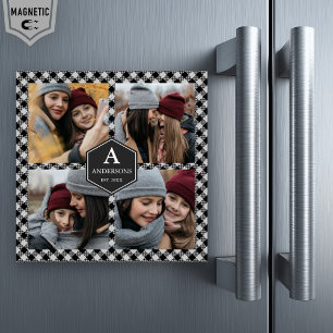 Carte Magnétique Collage photo de la sériole de bûcheron noire